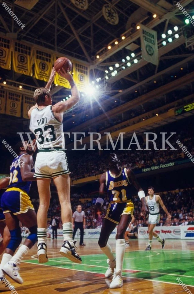 Foto DW626 Larry Bird Celtics & Magic Johnson Lakers 8x10 11x14 16x20 Foto 1 de 1