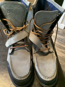 gray polo boots