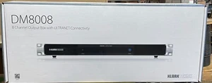 KlarkTeknik DM8008 Output Box w/ Ultranet Connectivity & CP8000UL Wall plate - Picture 1 of 7