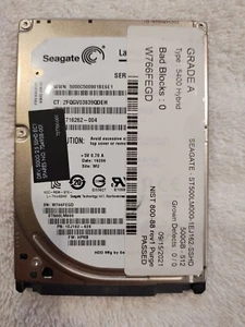 "Computadora portátil Seagate SSHD 500 GB interna 5400 rpm 2,5" (st500lm000) sshd (Sólida... - Imagen 1 de 2
