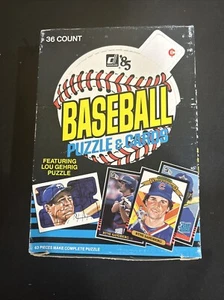 1985 Donruss Baseball Wax Box 36 Sealed Packs PUCKETT, CLEMENS, GOODEN Rookie RC - Picture 1 of 7
