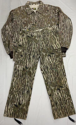 Vtg RedHead Mens Hunting Set Sz XL Shirt M 34x32 Pants Realtree Camo Cargo - Image 1 of 4