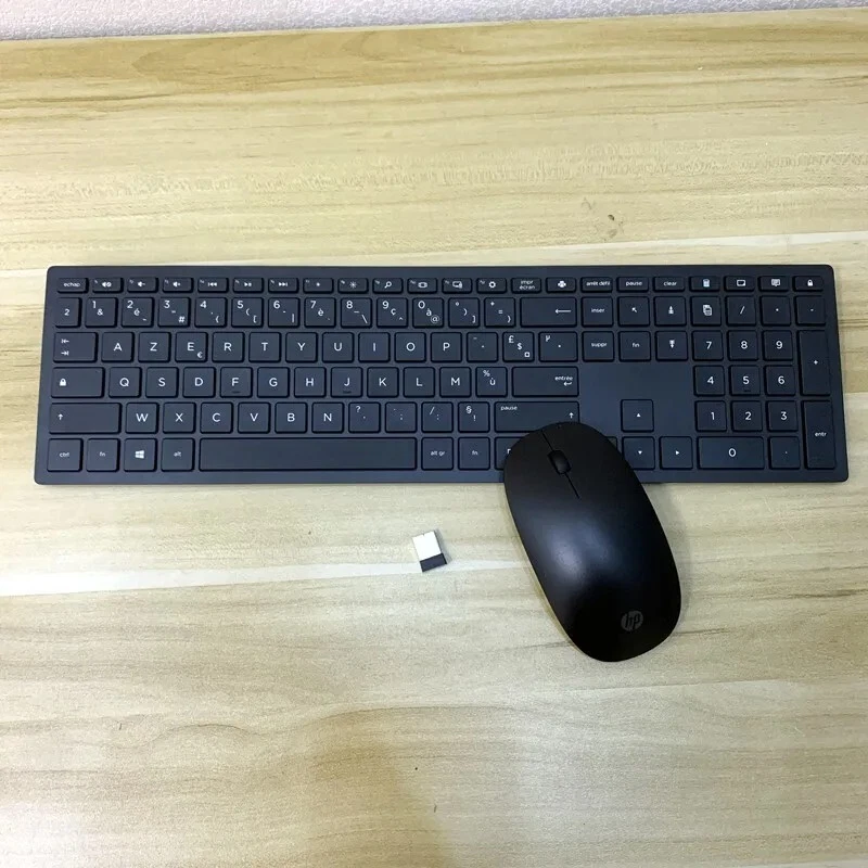 French 2.4G Wireless Keyboard Mouse Kit Combo for HP Pavilion 800 HSA-P003K  - Image 1 of 1