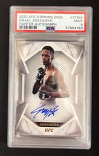 2020 Topps UFC #STS-IA Striking Signatures Israel Adesanya AUTO / 517 