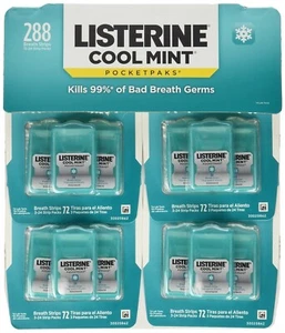 Tiras respiratorias Listerine Cool Como nuevas -288 unidades-*ENVÍO RÁPIDO* - Imagen 1 de 1