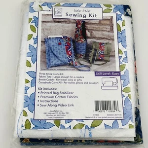 June Tailor Tote Trio Sewing Kit Tablet Bottle Caddy Crossbody Carry All JT-1634 - Picture 1 of 4