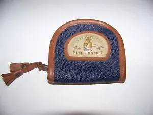 peter rabbit 1893-1993 leather coin purse - Picture 1 of 4