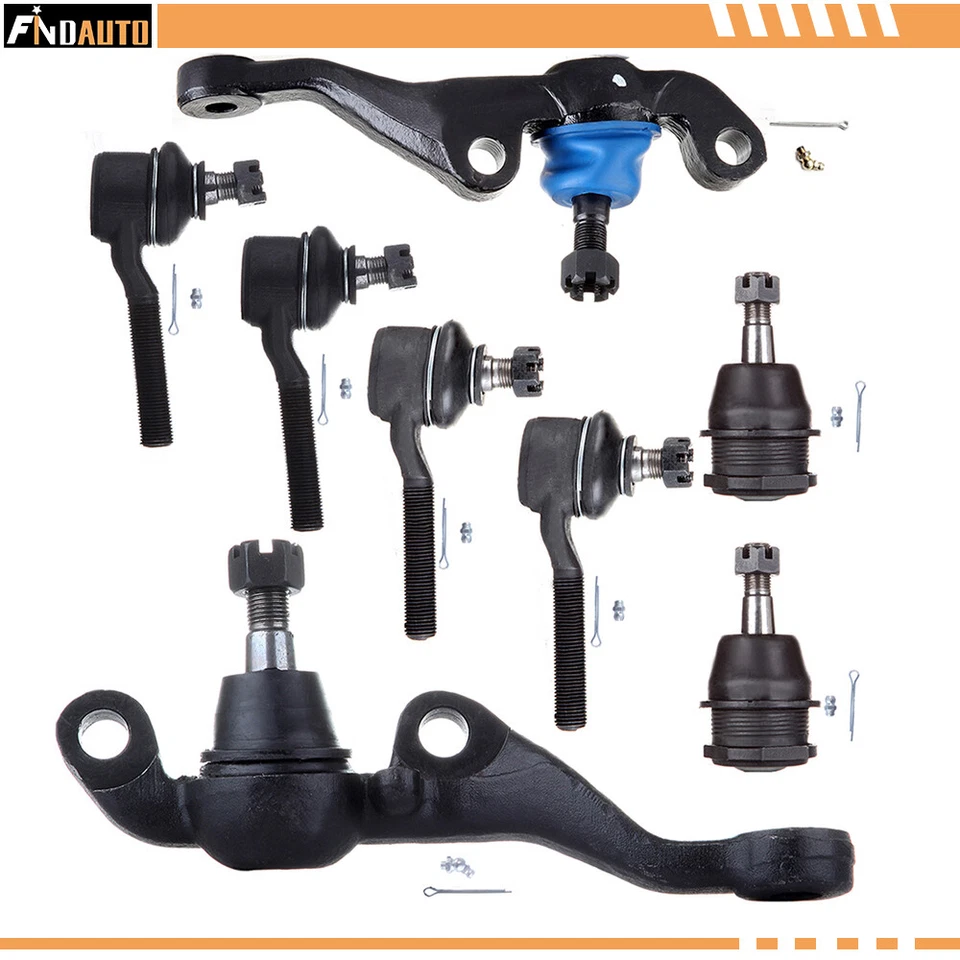 Kit de suspensión de extremo de varilla de amarre de rótulas inferiores superiores para Dodge Dart 1970-1976 8 piezas Foto 1 de 1