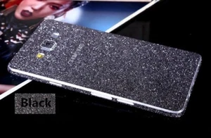 STICKER SAMSUNG GALAXY A5 A500 (2015) - STRASS NOIR BLING INTEGRAL AUTOCOLLANT - Photo 1 sur 1