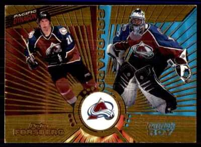 1997-98 Pacific Dynagon Peter Forsberg/Patrick Roy Colorado Avalanche #138 - Image 1 of 2
