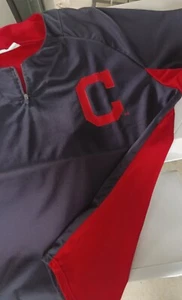 Cleveland Guardians C Zip Up Blue/Red SGA Promo - Picture 1 of 5