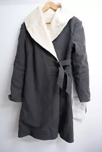 Maharishi MHI Y2K Womens Long Coat Size 10 Grey Jacket BNWTS - Picture 1 of 8