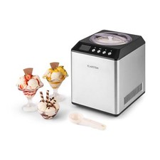 (B-WARE) Vanilla Sky Speise Eis Maschine Creme Maker Gerät Kompressor 2 l Ovp