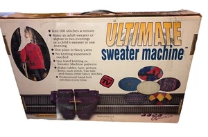 Ultimate Sweater Machine Knitting Machine Crafts Bond America komplett mit Karton - Bild 1 von 8