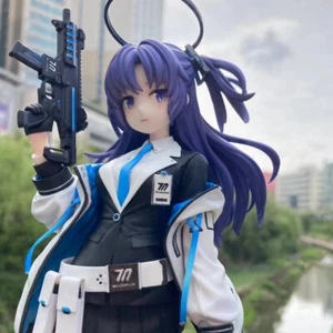 Blue Yuka gk Hayase Yuka girl blue halo holding weapon hand model toy - Picture 1 of 5