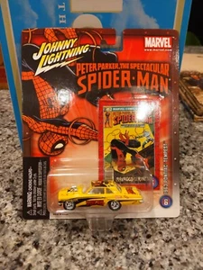 JOHNNY White LIGHTNING MARVEL / THE SPECTACULAR SPIDER-MAN 1963 PONTIAC TEMPEST - Picture 1 of 7