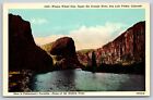 Vintage Wagon Wheel Gap Upper Rio Grande River San Luis Valley Co Postcard C10