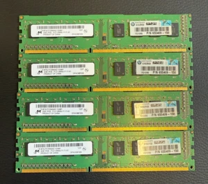 Micron 4X 2GB DDR3 1Rx8 PC3-1600MHz Memory RAM Desktop Matched Kit - Picture 1 of 3