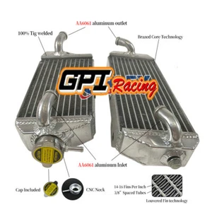 GPI FOR Kawasaki KX450F KXF450 2016 2017 2018 aluminum radiator - Foto 1 di 5