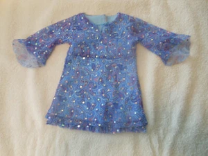 American Girl -  Blue Paisely Dress - Picture 1 of 2