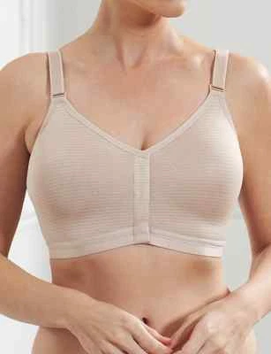 Royce Caress Silver Post Surgery Bra Mastectomy Prosthesis Bra Skintone 1008 - Image 1 of 4