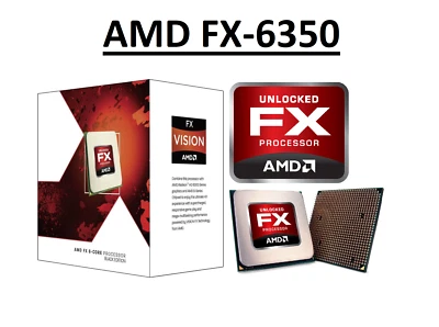 AMD FX 6350 Black Edition "Vishera" 6 Core, AM3+, Clock 3.9 - 4.2 GHz CPU  - Image 1 of 3