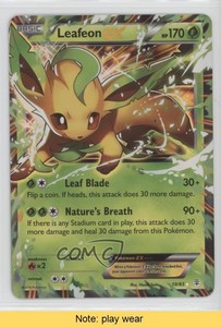 2016 Pokémon XY - Generations Leafeon EX #10 READ k5i