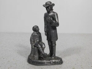 Michael Ricker Spreading The Word Pewter Figurine #103 - Picture 1 of 11