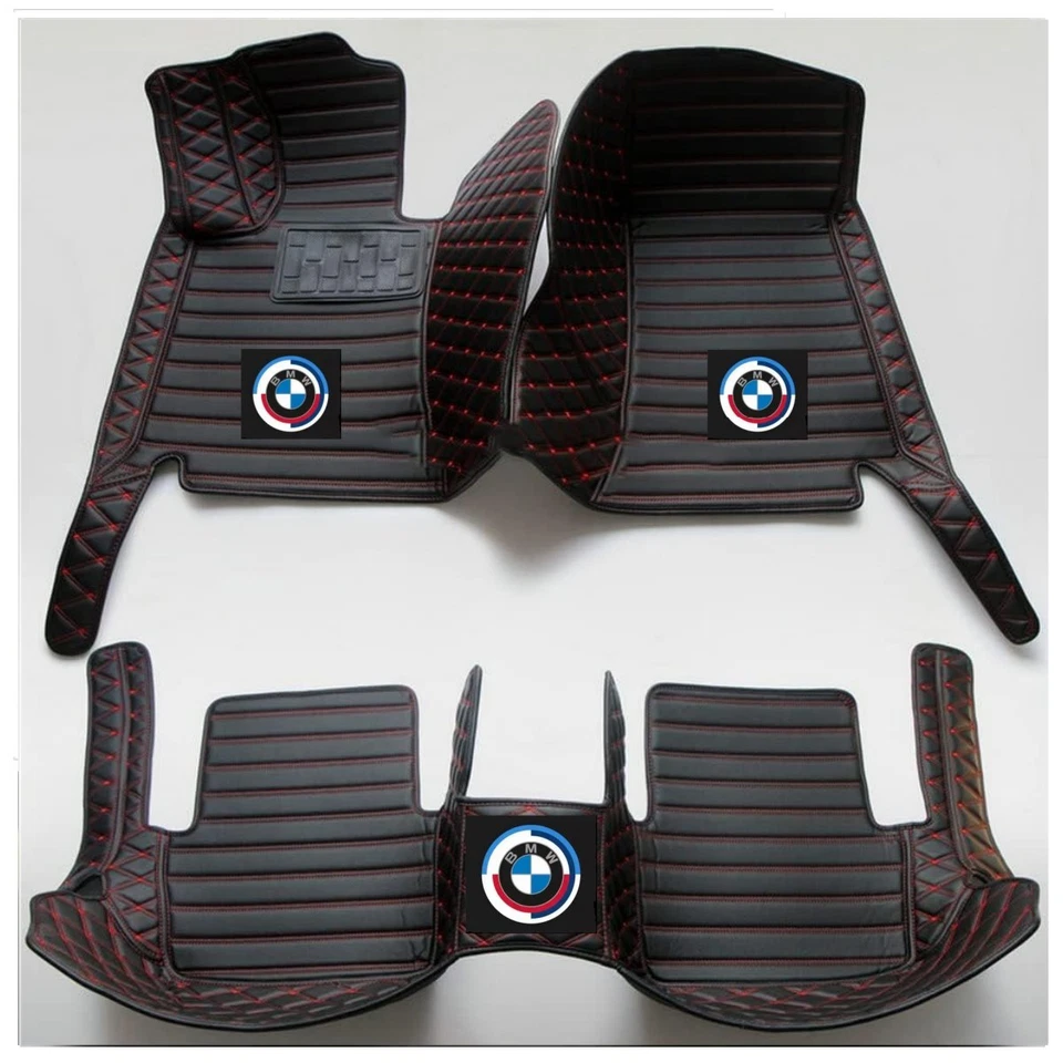 Alfombrillas impermeables delanteras y traseras para todo tipo de clima aptas para BMW todos los modelos de coche Foto 1 de 4