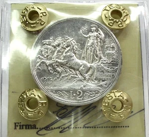 Savoia (Vittorio Emanuele III) da 2 LIRE 1915 - Picture 1 of 6