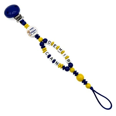 Dummy chain with double name date of birth ❤ for Fenerbahce fan ❤ unisex ❤ - Image 1 of 4