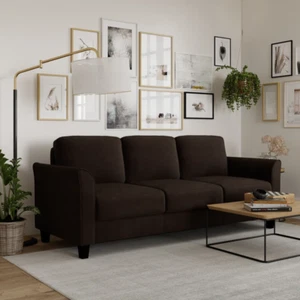 Arsaluis Upholstered Sofa 78.75in Modern Living Room Couch with Padded Arms - Picture 1 of 11