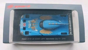 New Sealed Nissan GT-R LM Nismo LMP1 Manchester City FC 2015 1:43 Spark Race Car - Picture 1 of 12