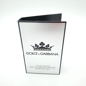 Dolce & Gabbana K Pour Homme EDP Intense Carded Sample Spray 1.5mL 0.005oz NEW - Picture 1 of 3