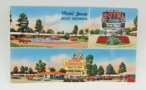 Vintage Howard Johnson's Restaurant Motel Postkarte Jesup, Georgia - Bild 1 von 4