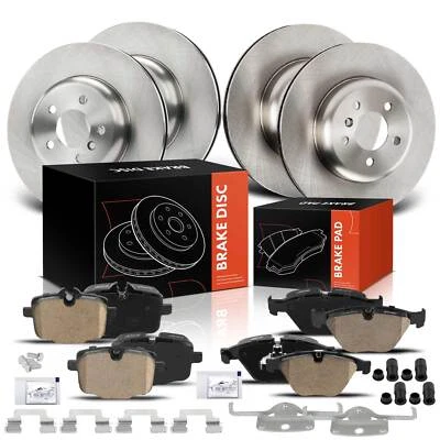 12x Front & Rear Disc Brake Rotors & Brake Pads for BMW 640i xDrive 14-17 640i - Image 1 of 4