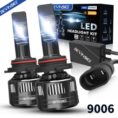 BEVINSEE 9006 HB4 LED Fog Light Bulbs 120W 6000K For Kia Sportage QL 2016-2017 - Image 1 of 4