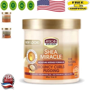 Cruelty-Free Shea Butter Curls Pudding - 2 Pack, 15 Oz Jars for All Curls - Picture 1 of 4