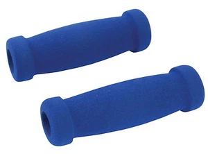 COMFY FOAM MOTORCYCLE GRIPS BLUE FOR HONDA KAWASAKI SUZUKI YAMAHA 7/8" 22mm - Picture 1 of 2