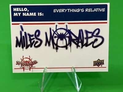 2022 Spider-Man Into the Spider-Verse Everything's Relative #ER-04 Miles Morales - Image 1 of 3