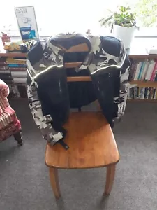 Rjays Octane Army/Camo Hi-Vis Motorcyle Jacket XS - Picture 1 of 5