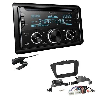 Pioneer Autoradio CD Bluetooth USB Einbauset für Hyundai IX35 ab 2013 schwarz - Bild 1 von 4