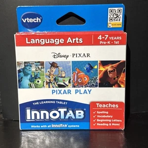 InnoTab VTech Disney Pixar Language Arts Spelling Vocab Pre-K - 1st Grade NIB - Picture 1 of 2
