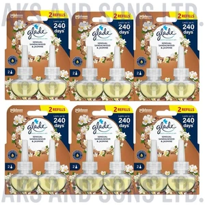 Glade Electric Plug In Refill Sensual Sandelwood & Jasmine 20ml x 6 - Bild 1 von 8