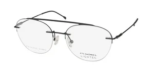 NEW LIGHTEC 30219L EYEGLASSES PILOT UNISEX NN07 FULL-RIM FRANCE METAL & PLASTIC - Picture 1 of 8