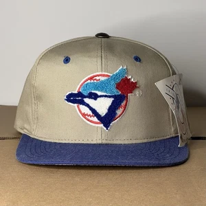 Vintage Toronto Blue Jays Hat Cap Strapback Beige Blue Paisley MLB Starter 90s - Bild 1 von 6