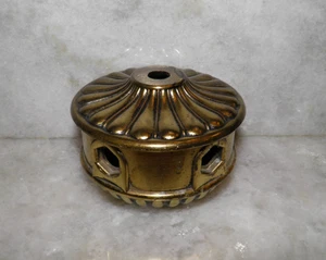 Vintage, cast metal, 5 side holes, chandelier, decorative, cluster body w/lid. - Picture 1 of 14