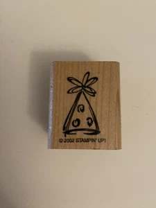 New Stampin Up! Party Hat Wood Mounted Rubber Stamp RS77 - Picture 1 of 3