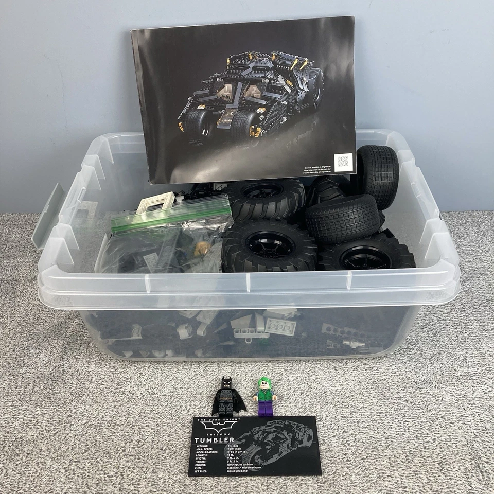 LEGO DC Super Heroes Batmobile The Tumbler 76240 Retired *Incomplete* - Image 1 of 4