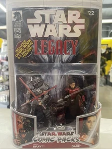 Paquetes de cómics Star Wars Legacy Collection #8 figuras de Darth Kryt y Sigel Dare 2009 nuevos - Imagen 1 de 9
